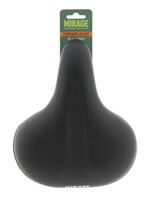 Zadel Mirage Soft Elastomeer Zwart