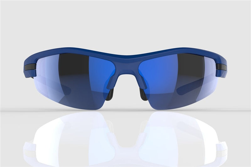 Load image into Gallery viewer, Mirage Zonnebril Sport met 3 paar lenzen blauw zwart
