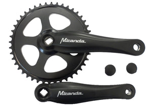 Miranda  beta 1+ crankstel 44t 3 32“, zwart zwart