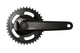 Miranda  delta crankstel 38t +disc 9.5cm zwart