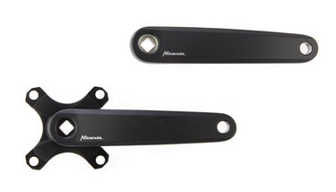 Buzaglo miranda delta crankstel z blad bcd104 gates, 170mm,mat-zwart