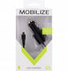 Enzo mobilize usb autolader dual 4800ma + micro usb kabel zwart 1m - 9540125