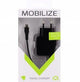 Enzo mobilize usb thuislader 3100ma zwart +micro usb kabel