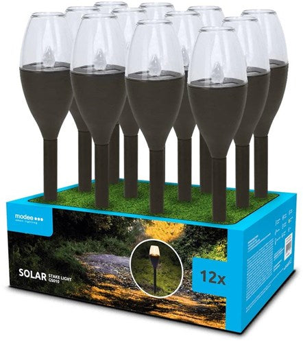 Afbeelding laden in galerijviewer, Enzo modee led solar prikspot 43cm - 5099155

