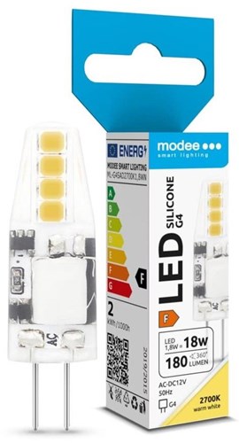 Afbeelding laden in galerijviewer, Enzo modee led steek g4 12v led cob 1,8-18w 2700k helder - led0088
