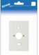 Enzo montageplaat 2-voudig wit - 6650720
