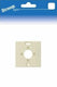 Enzo montageplaat enkel creme met gat creme - 6650730