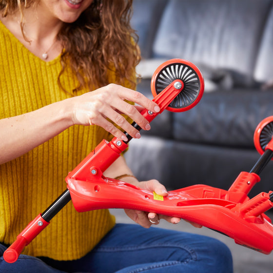 Load image into Gallery viewer, The bugs scuttlebug beetle loopfiets met 3 wielen junior rood zwart

