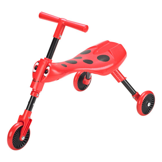 Load image into Gallery viewer, The bugs scuttlebug beetle loopfiets met 3 wielen junior rood zwart
