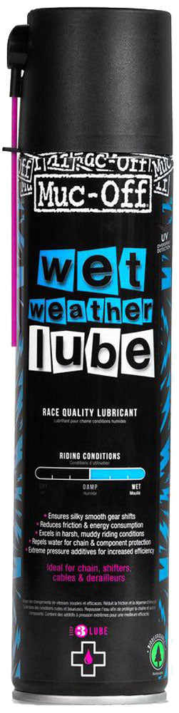 Load image into Gallery viewer, Muc-off wet weather lube aerosol 400ml
