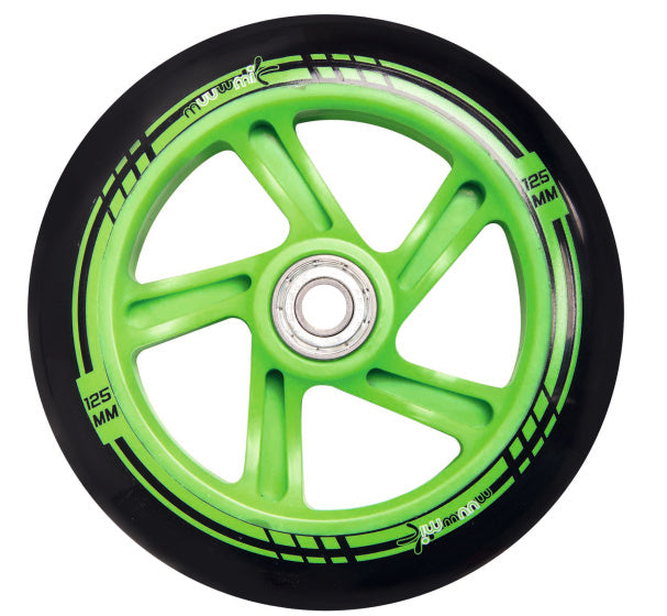Load image into Gallery viewer, Muuwmi 2-wiel Kinderstep Opvouwbaar Voetrem Zwart Groen
