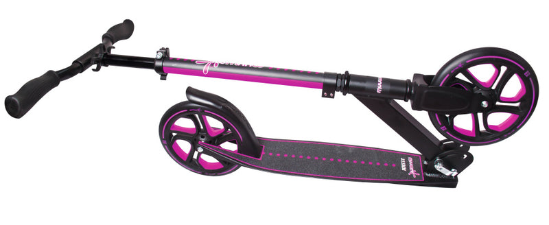 Load image into Gallery viewer, Muuwmi 2-wiel Kinderstep Opvouwbaar Voetrem Zwart Roze
