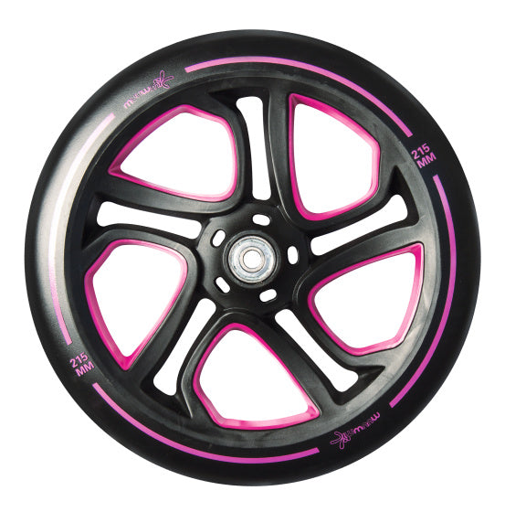 Load image into Gallery viewer, Muuwmi 2-wiel Kinderstep Opvouwbaar Voetrem Zwart Roze
