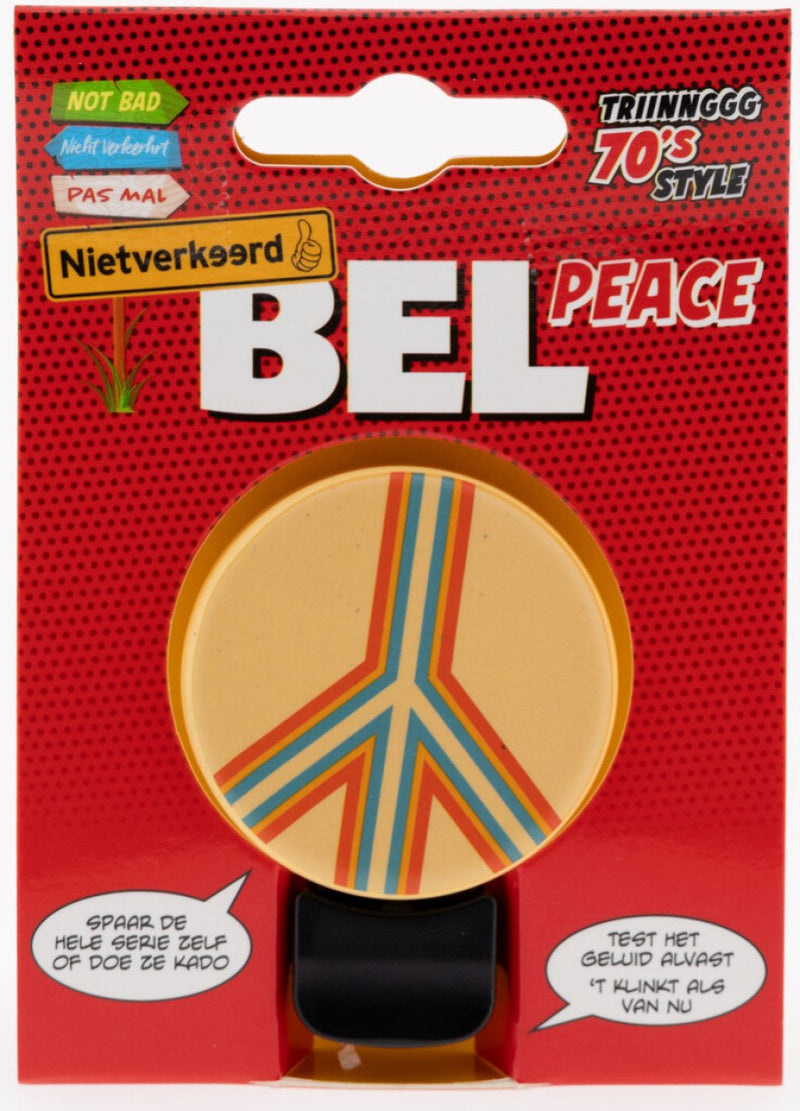 Load image into Gallery viewer, Nietverkeerd bel 70s 40mm peace
