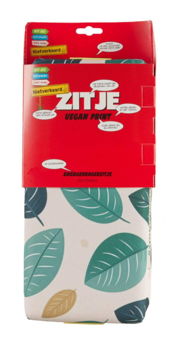 Load image into Gallery viewer, Newlooxs nietverkeerd zitkussen voor bagagedrager vegan print
