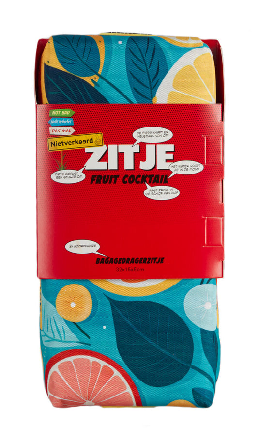 Newlooxs nietverkeerd zitkussen voor bagagedrager fruit coctail