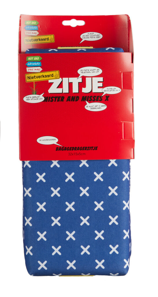 Load image into Gallery viewer, Newlooxs nietverkeerd zitkussen voor bagagedrager mister misses x
