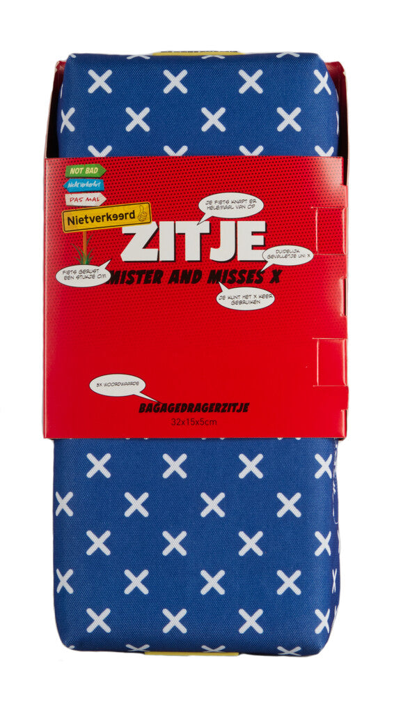 Load image into Gallery viewer, Newlooxs nietverkeerd zitkussen voor bagagedrager mister misses x
