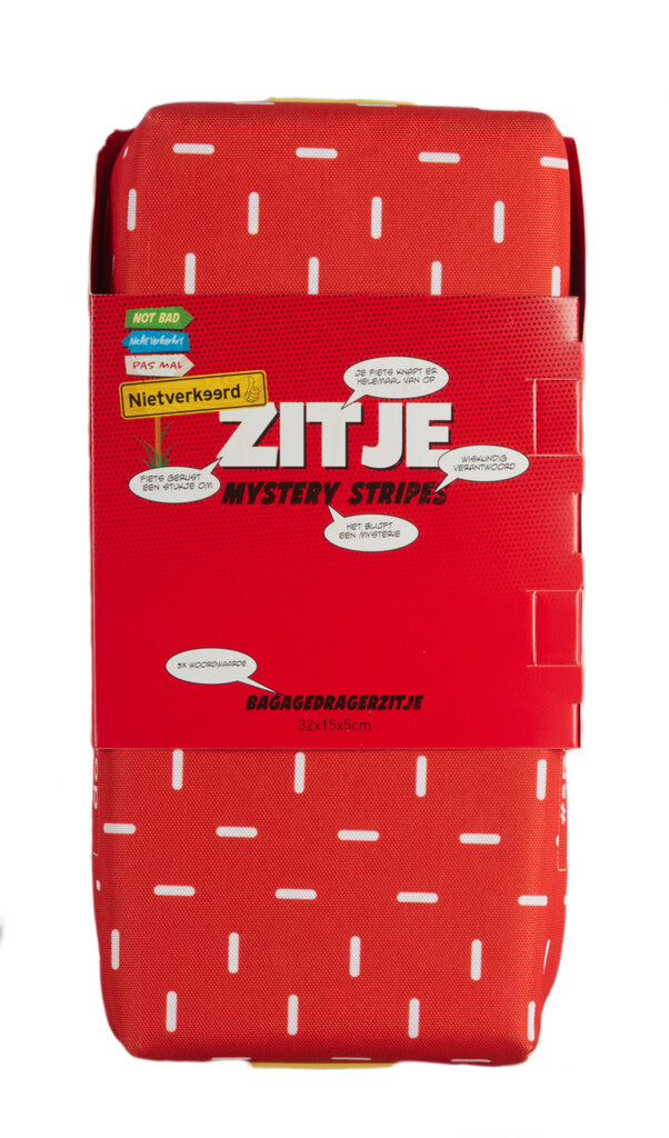 Load image into Gallery viewer, Newlooxs nietverkeerd zitkussen voor bagagedrager mystery stripes
