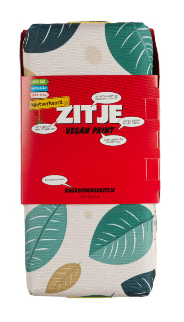 Load image into Gallery viewer, Newlooxs nietverkeerd zitkussen voor bagagedrager vegan print
