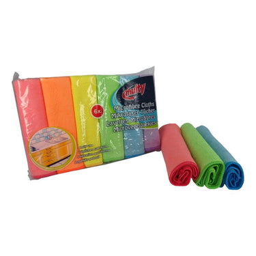 Multy microvezeldoekjes pak a 6 stuks 35x35cm
