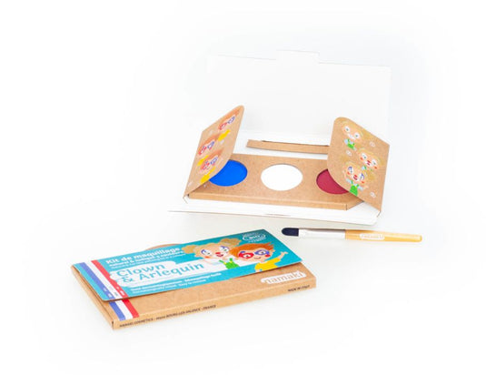 Namaki schmink - clown harlekijn - 3 kleuren