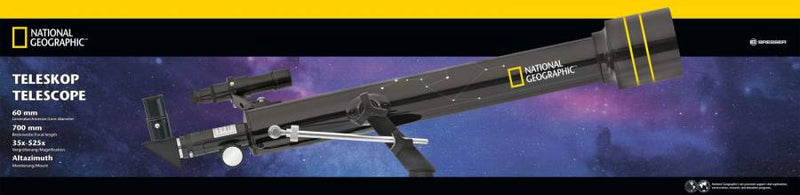 Load image into Gallery viewer, National geographic Refractortelescoop 60 700 35-525x zwart
