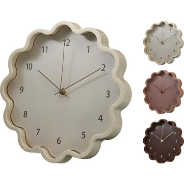 Home styling klok bloemvorm 3ass ã˜30cm