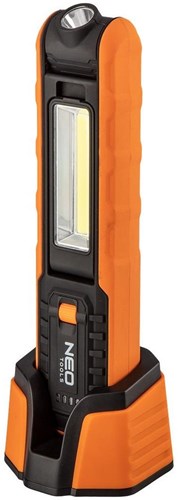 Afbeelding laden in galerijviewer, Neo led looplamp | oplaadbaar oranje | + docking station - 5448680
