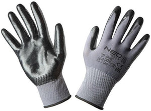 Neo werkhandschoen nylon | met nitril coating | m9 - 6453450