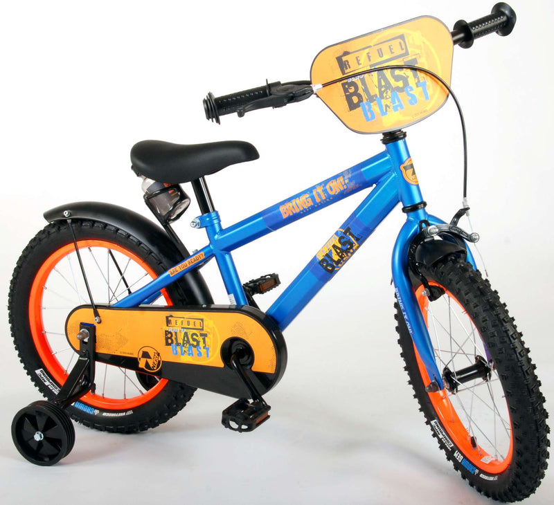 Load image into Gallery viewer, NERF Kinderfiets - Jongens - 16 inch - Satijn Blauw
