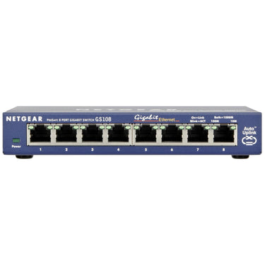Netgear gs108 switch (blauw, retail)