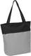 Bike carbon waterafstotende shopper fietstas 21l grijs