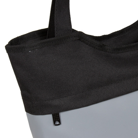 Load image into Gallery viewer, Bike carbon waterafstotende shopper fietstas 21l grijs
