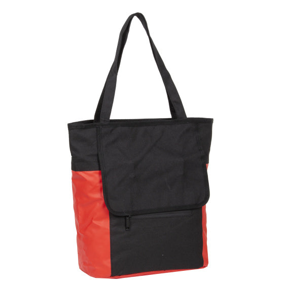 Load image into Gallery viewer, Bike carbon waterafstotende shopper fietstas 21l rood
