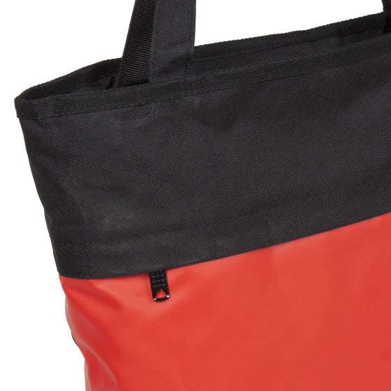 Load image into Gallery viewer, Bike carbon waterafstotende shopper fietstas 21l rood
