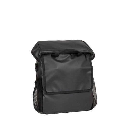 Bike carbon waterafstotende fietsschoudertas 12l zwart