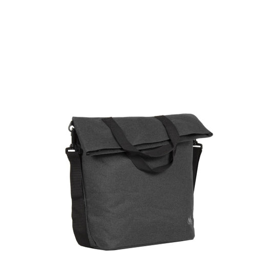Bike drops shopper fietstas met schouderhengsel nylon 12l zwart