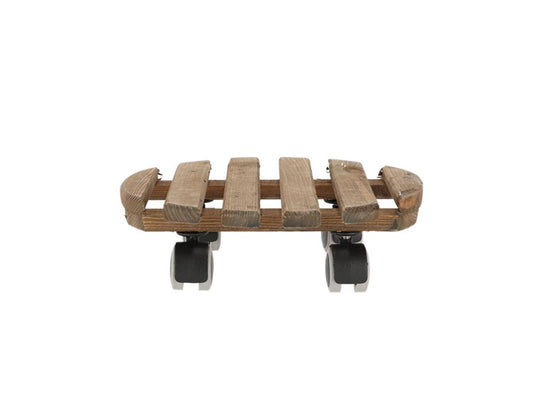 Esschert design plantentrolley bruin rond indoor ã˜29cm