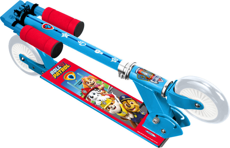 Load image into Gallery viewer, Nickelodeon 2-wiel Kinderstep Opvouwbaar Voetrem Blauw
