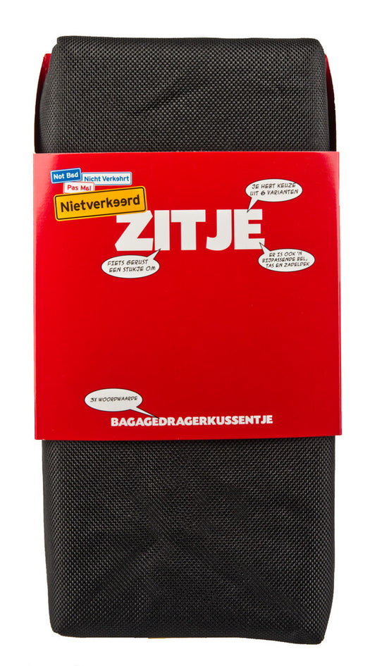 bagagedragerkussen Eco 32 cm zwart