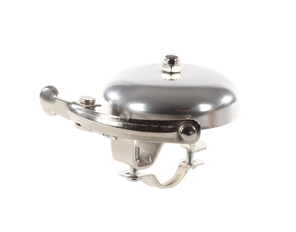 Race bell Retro aluminum 60 mm silver