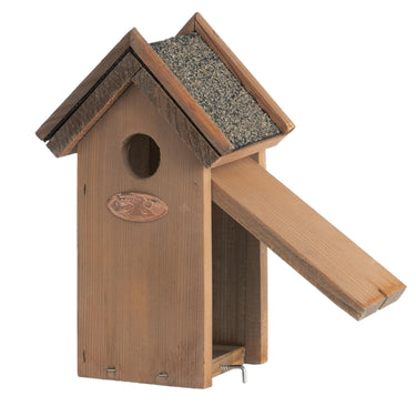 Esschert design nestkast winterkoning vurenhout met bitumen dak l11,3 x b16 x h21,5cm