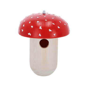 Esschert design nestkast vliegenzwam 18,0x14,0x22,8 cm hout kunststof