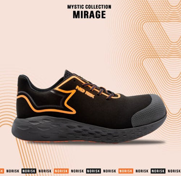 No risk mirage 1249.20 s1p | oranje zwart | maat 44 - 5607421014446