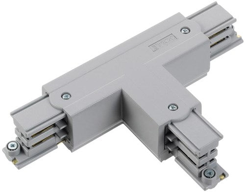 Afbeelding laden in galerijviewer, Nordic t-stuk vast 90gr. tbv. rail grijs links 5050051
