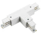Nordic t-stuk vast 90gr. tbv. rail wit links 5050050