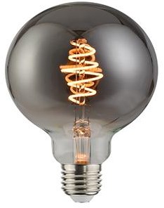 Afbeelding laden in galerijviewer, Enzo nordlux led globe g125 e27 5-15w 1800k filament spiraal grey dimbaar - 2760140

