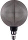 Enzo nordlux led globe g200 e27 5-10w 2700k magician stippen zwart - 2760450
