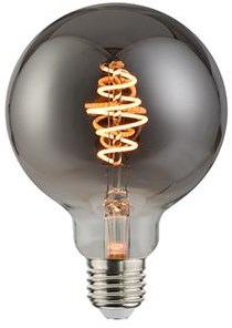 Afbeelding laden in galerijviewer, Enzo nordlux led globe g95 e27 5-15w 1800k filament spiraal grey dimbaar - 2760110
